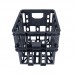 PLASTIC STACKABLE GENERAL PURPOSE CRATE - BLACK
